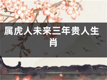 属虎人未来三年贵人生肖