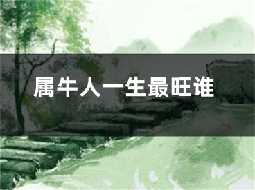 属牛人一生最旺谁