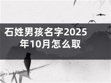 石姓男孩名字2025年10月怎么取
