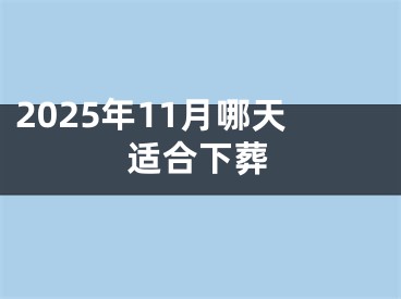 2025年11月哪天适合下葬