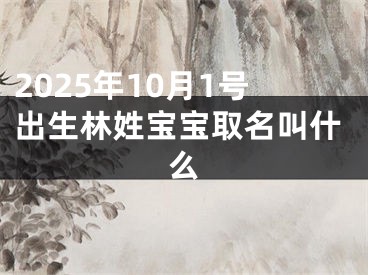 2025年10月1号出生林姓宝宝取名叫什么