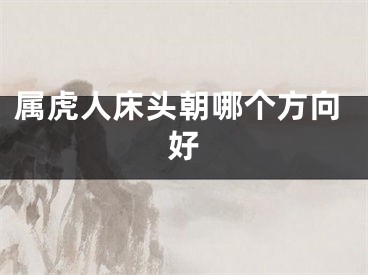 属虎人床头朝哪个方向好