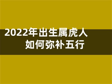 2022年出生属虎人如何弥补五行