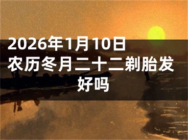 2026年1月10日农历冬月二十二剃胎发好吗