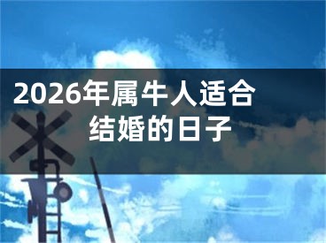 2026年属牛人适合结婚的日子