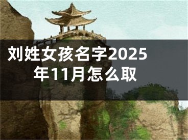 刘姓女孩名字2025年11月怎么取
