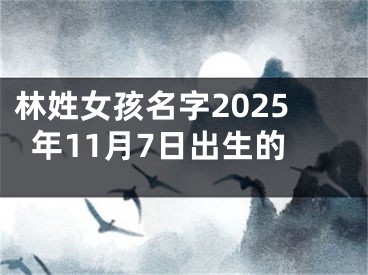林姓女孩名字2025年11月7日出生的
