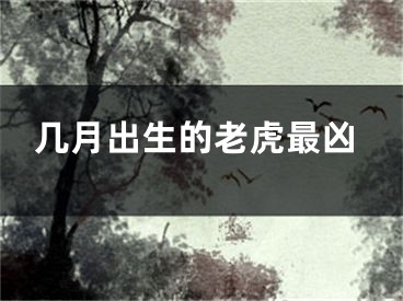 几月出生的老虎最凶