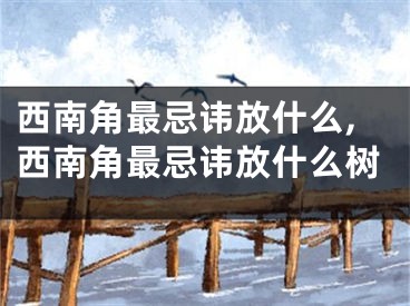 西南角最忌讳放什么,西南角最忌讳放什么树