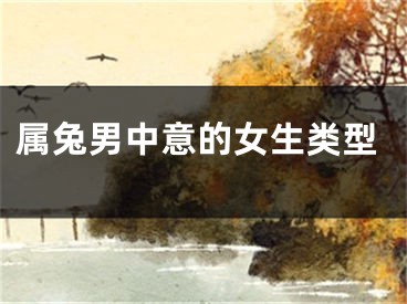 属兔男中意的女生类型