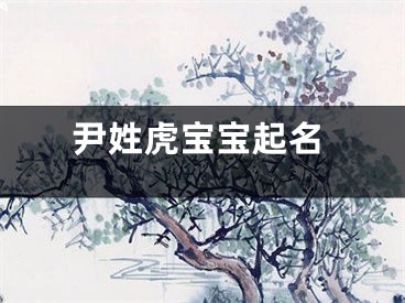 尹姓虎宝宝起名
