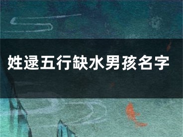 姓逯五行缺水男孩名字