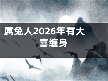 属兔人2026年有大喜缠身
