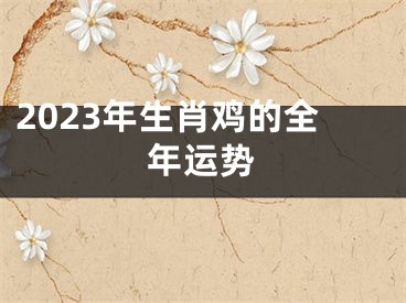 2023年生肖鸡的全年运势
