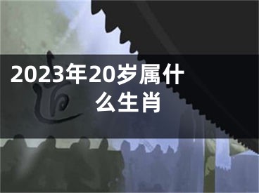2023年20岁属什么生肖
