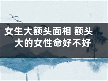 女生大额头面相 额头大的女性命好不好