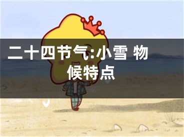 二十四节气:小雪 物候特点