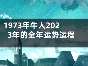 1973年牛人2023年的全年运势运程