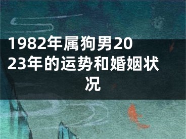 1982年属狗男2023年的运势和婚姻状况