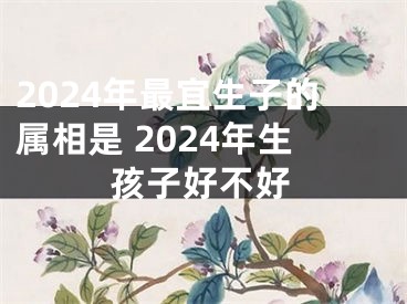 2024年最宜生子的属相是 2024年生孩子好不好