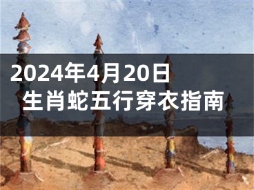 2024年4月20日生肖蛇五行穿衣指南