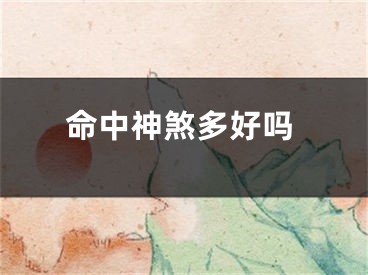 命中神煞多好吗