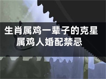 生肖属鸡一辈子的克星 属鸡人婚配禁忌