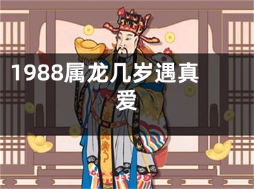 1988属龙几岁遇真爱