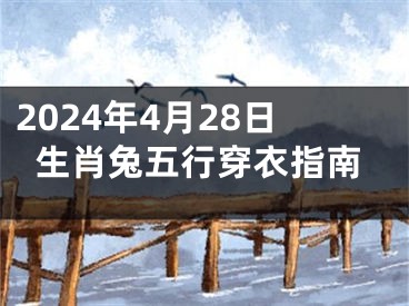 2024年4月28日生肖兔五行穿衣指南