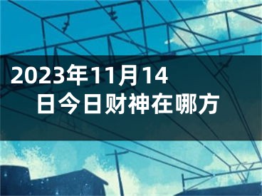 2023年11月14日今日财神在哪方