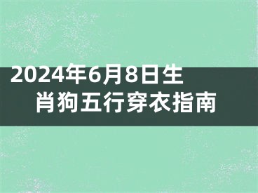 2024年6月8日生肖狗五行穿衣指南