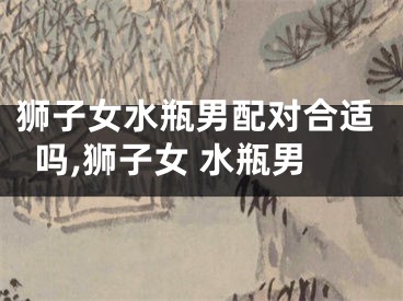 狮子女水瓶男配对合适吗,狮子女 水瓶男