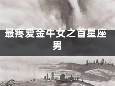 最疼爱金牛女之首星座男