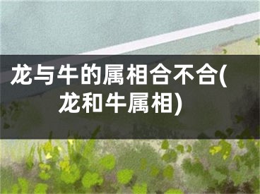 龙与牛的属相合不合(龙和牛属相)