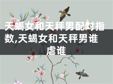 天蝎女和天秤男配对指数,天蝎女和天秤男谁虐谁